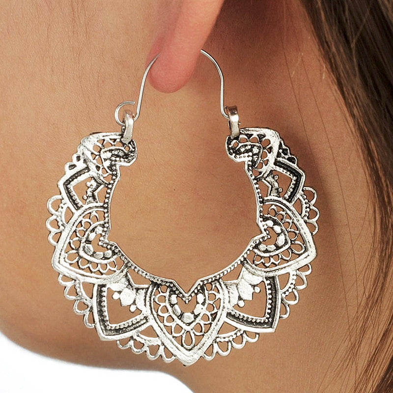 Boucles d'Oreilles Ethnique Femme