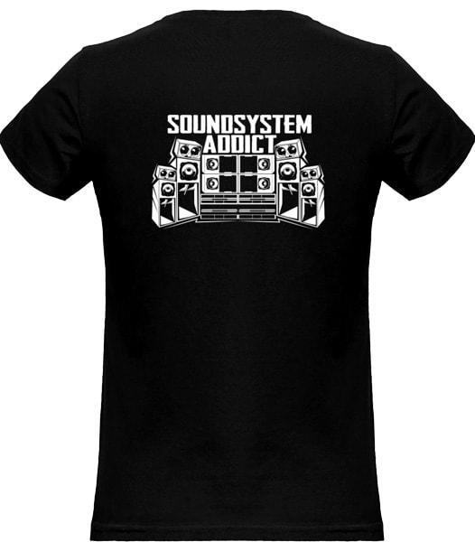 T-shirt noir Sound System Mur de Son Tekno