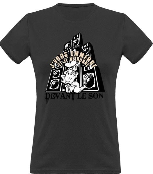 T-shirt Mur de Son pour Teufeur 