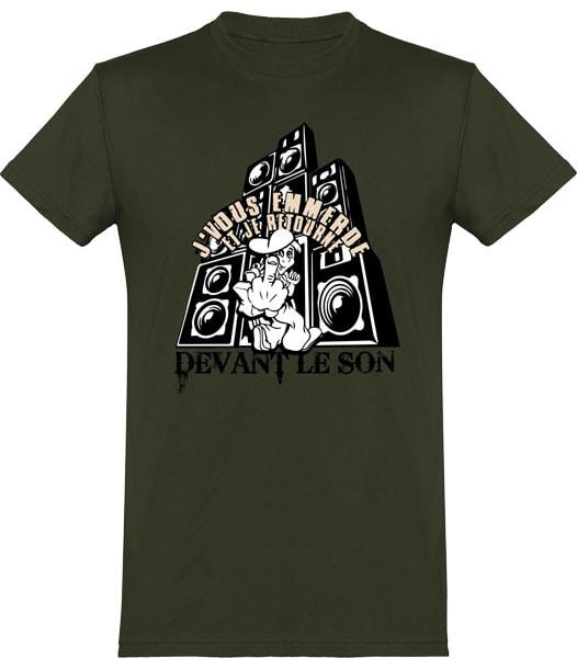 T-shirt Mur de Son pour Teufeur 